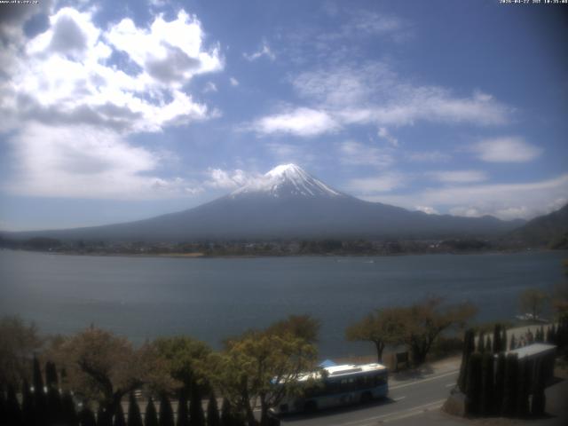 河口湖からの富士山