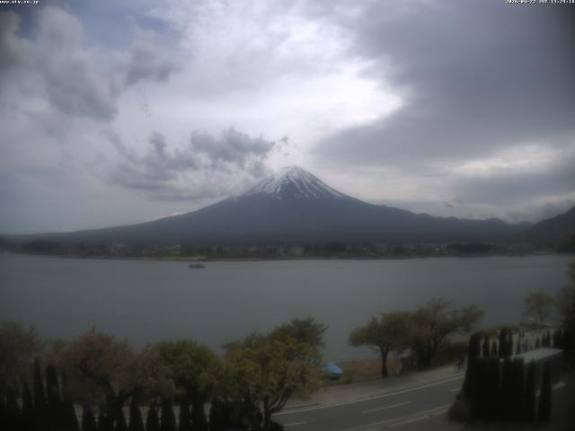 河口湖からの富士山