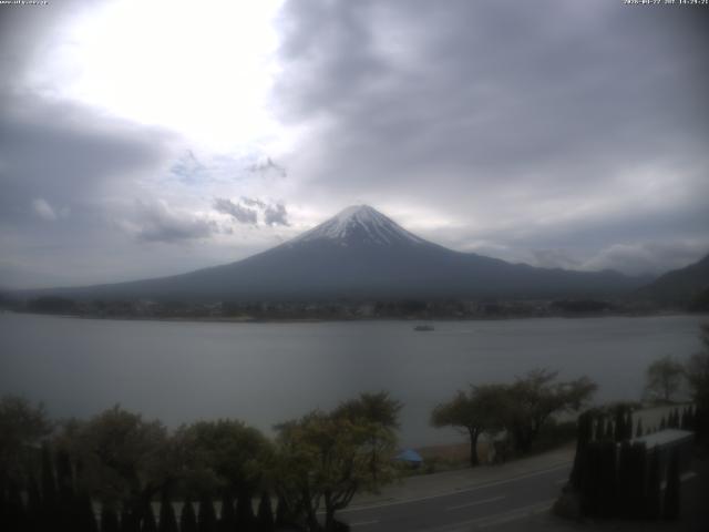 河口湖からの富士山