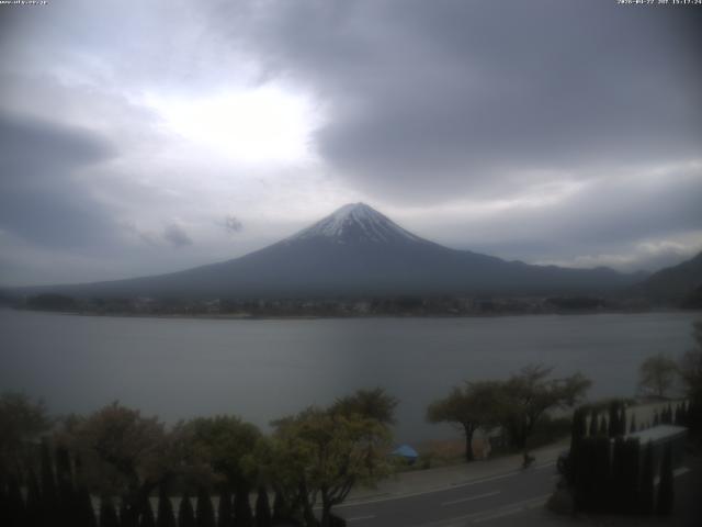 河口湖からの富士山