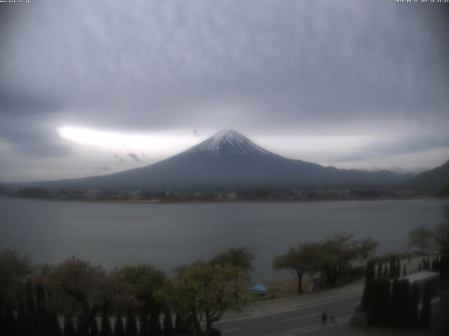 河口湖からの富士山