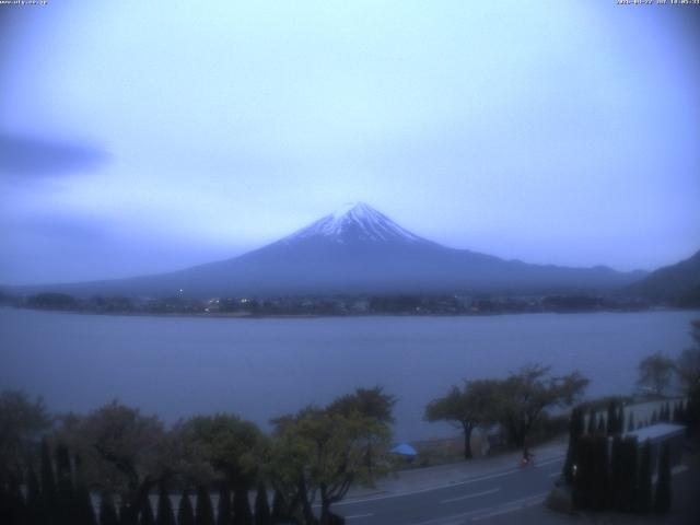 河口湖からの富士山