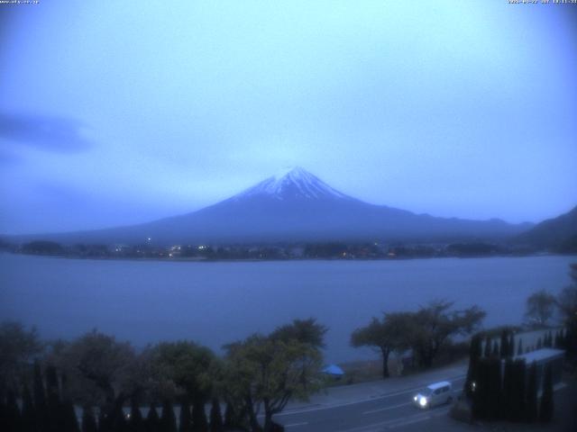 河口湖からの富士山