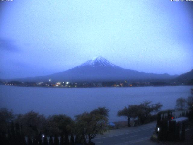 河口湖からの富士山