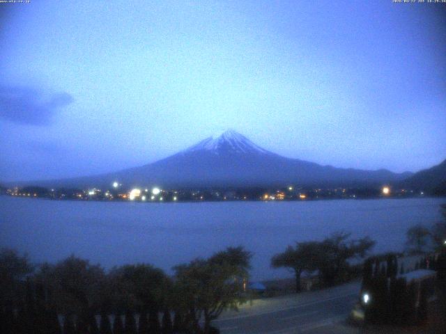 河口湖からの富士山