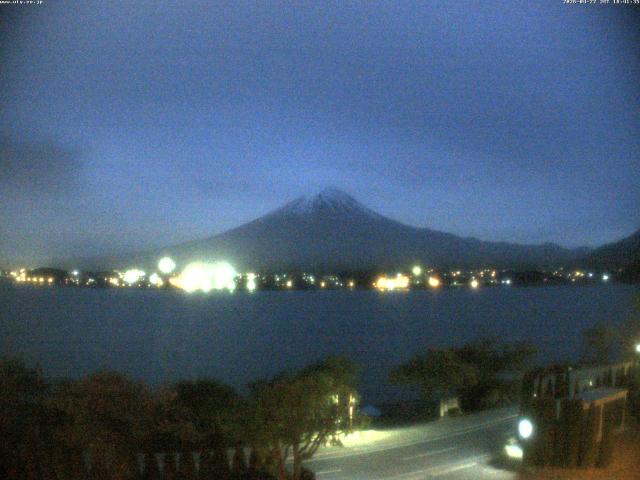 河口湖からの富士山