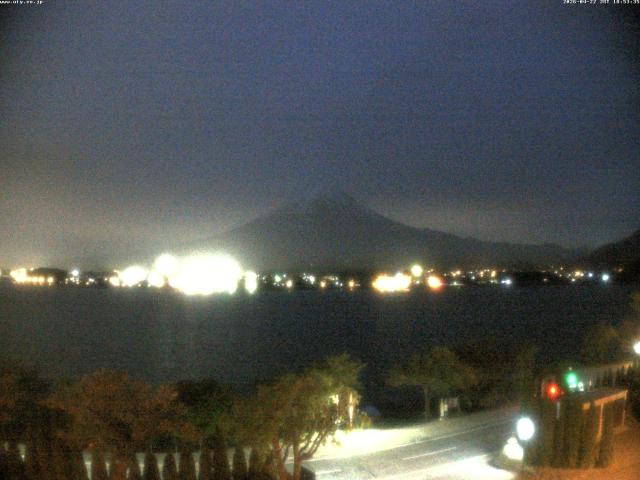 河口湖からの富士山