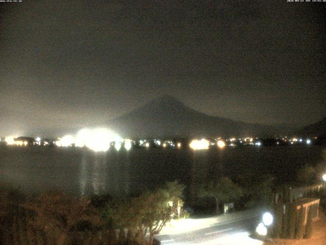 河口湖からの富士山