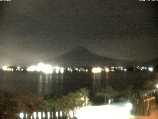 河口湖からの富士山