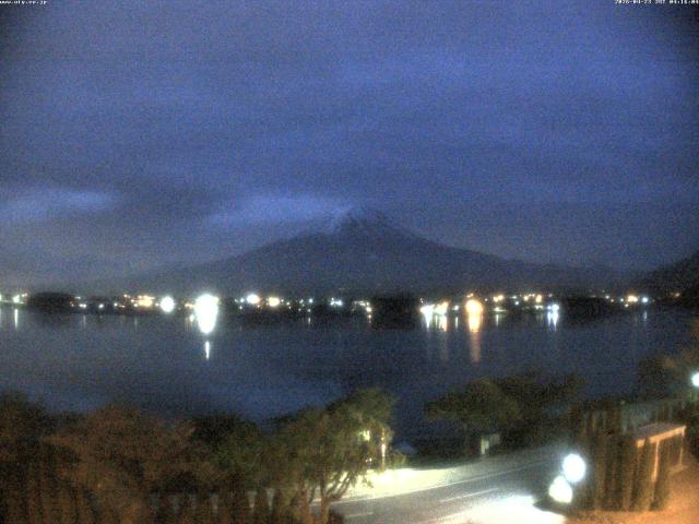 河口湖からの富士山