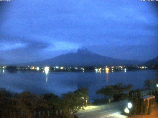河口湖からの富士山