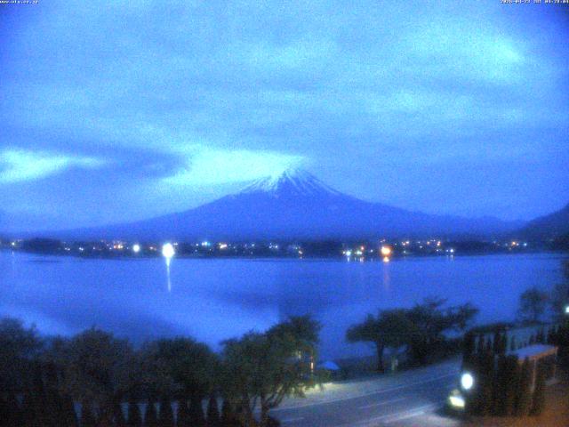 河口湖からの富士山