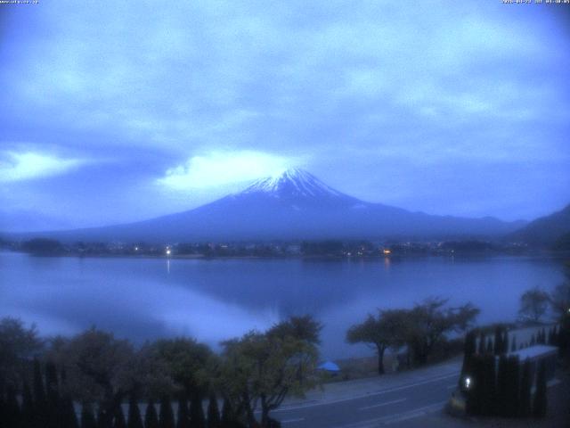河口湖からの富士山