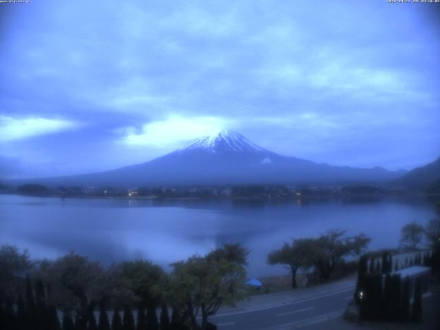 河口湖からの富士山