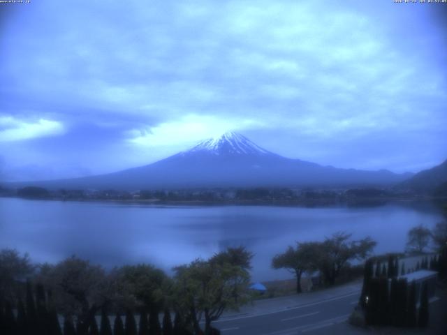 河口湖からの富士山