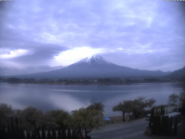 河口湖からの富士山