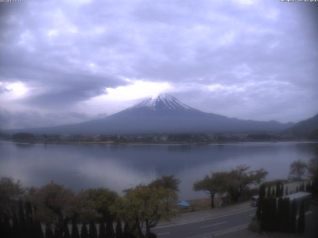 河口湖からの富士山