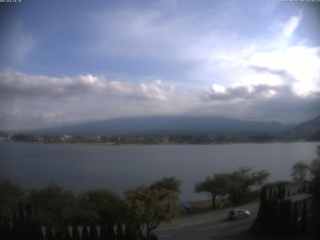 河口湖からの富士山
