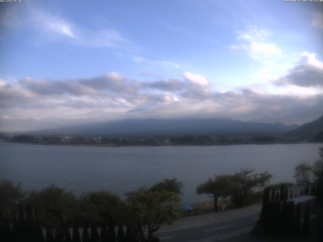 河口湖からの富士山