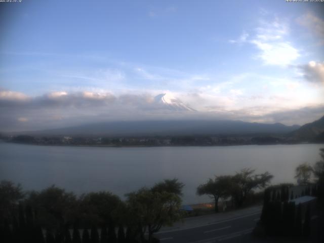 河口湖からの富士山