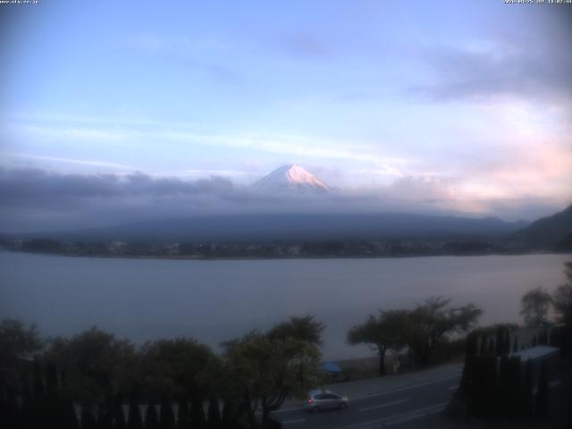 河口湖からの富士山