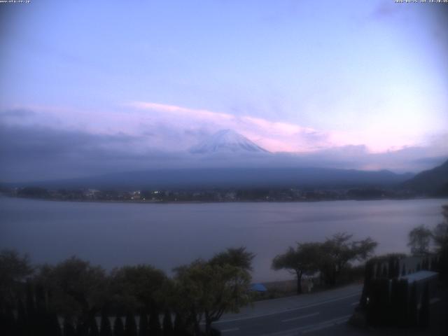 河口湖からの富士山