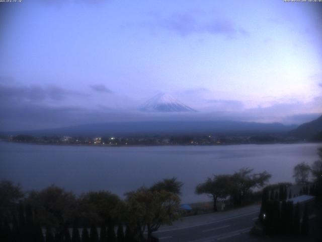 河口湖からの富士山