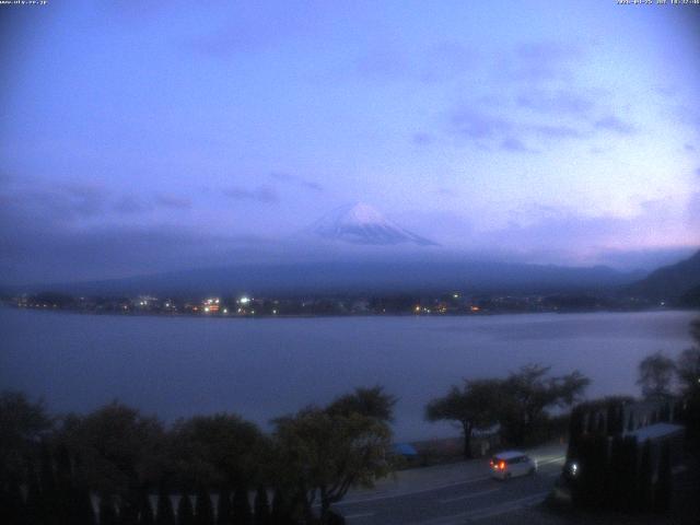 河口湖からの富士山