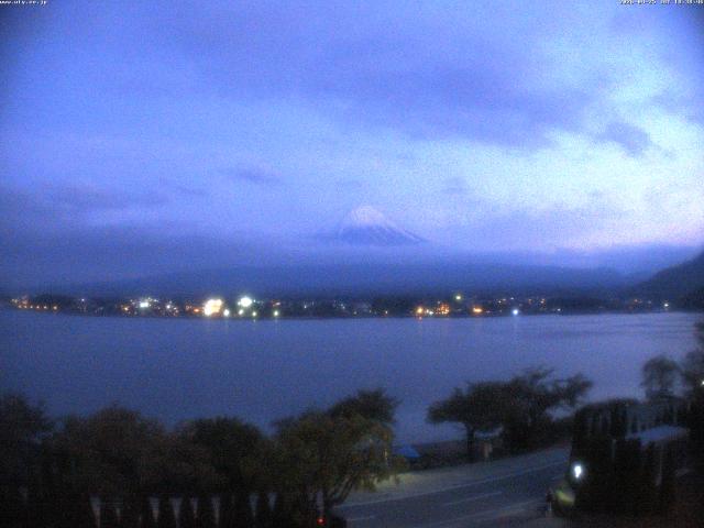 河口湖からの富士山