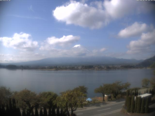 河口湖からの富士山