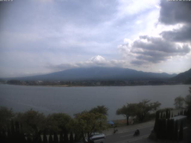 河口湖からの富士山