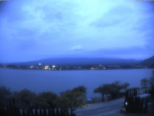 河口湖からの富士山