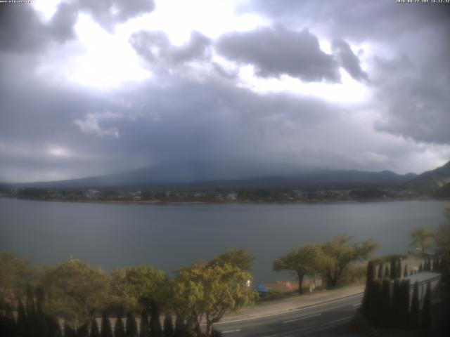 河口湖からの富士山