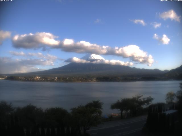 河口湖からの富士山