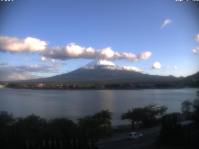 河口湖からの富士山