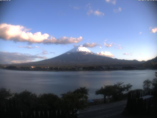 河口湖からの富士山