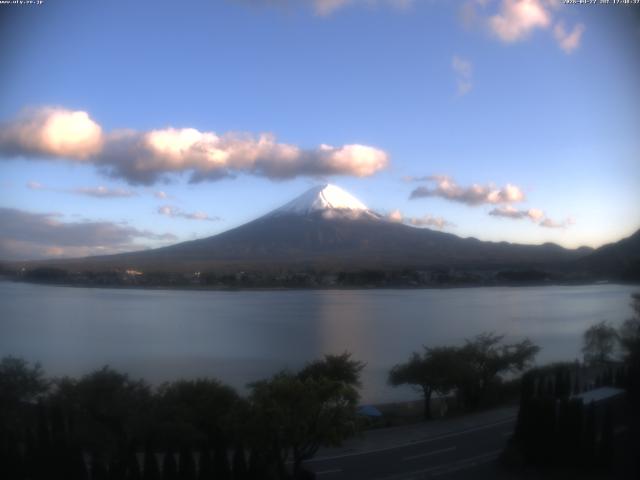 河口湖からの富士山
