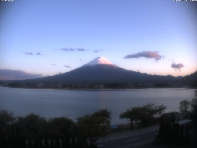 河口湖からの富士山