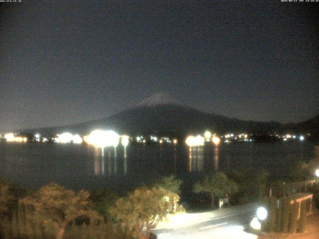 河口湖からの富士山