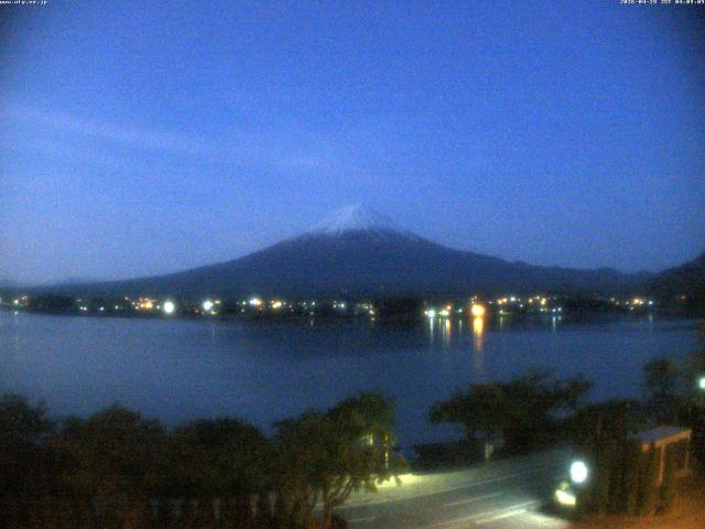河口湖からの富士山