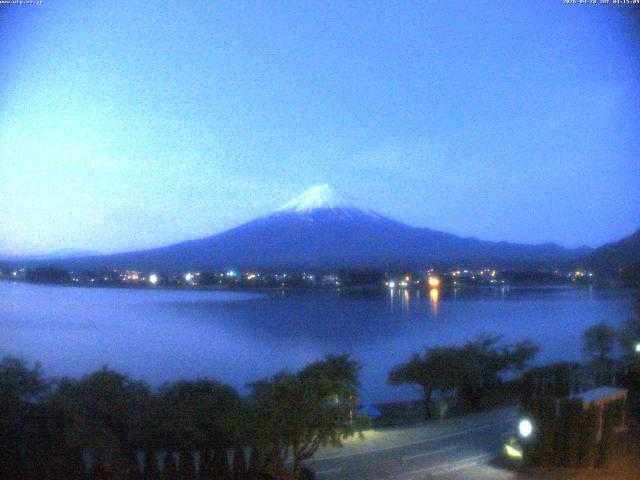 河口湖からの富士山