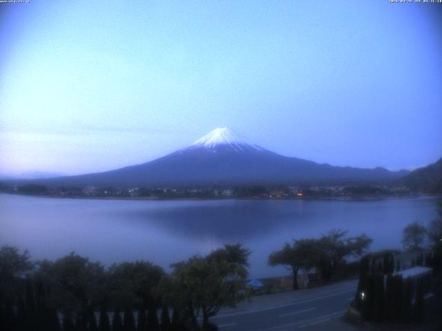河口湖からの富士山