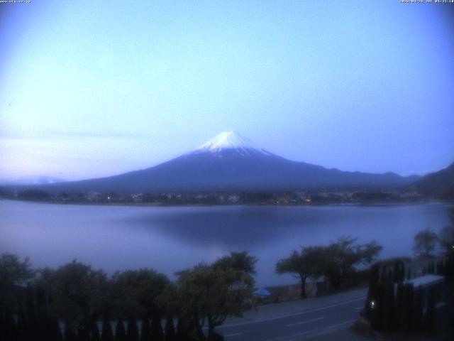 河口湖からの富士山