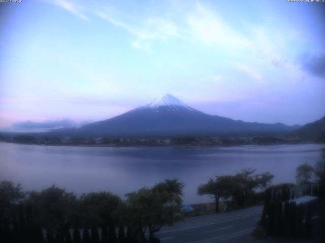 河口湖からの富士山