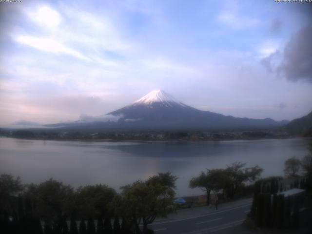 河口湖からの富士山