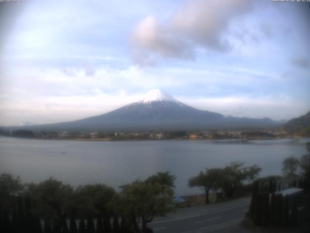 河口湖からの富士山
