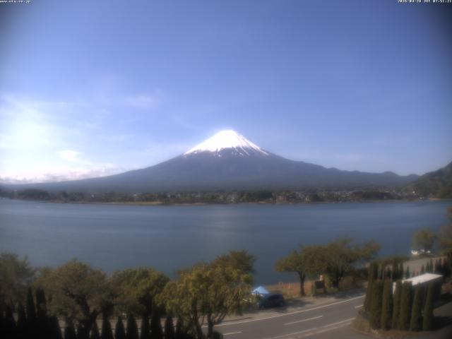 河口湖からの富士山