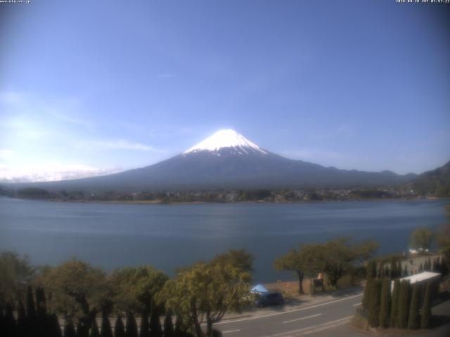 河口湖からの富士山