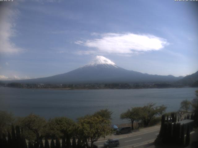河口湖からの富士山