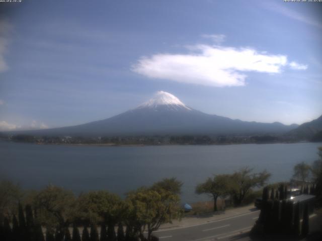 河口湖からの富士山